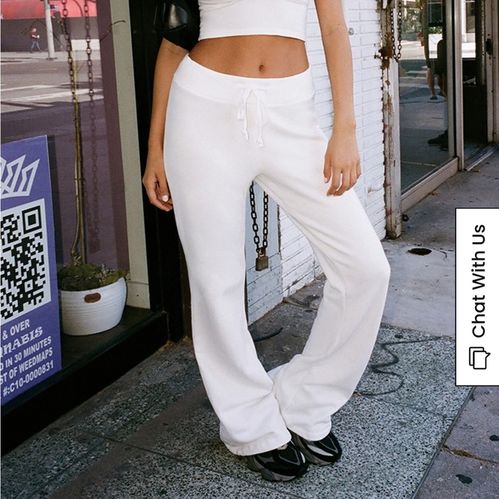 John Galt white yoga pants